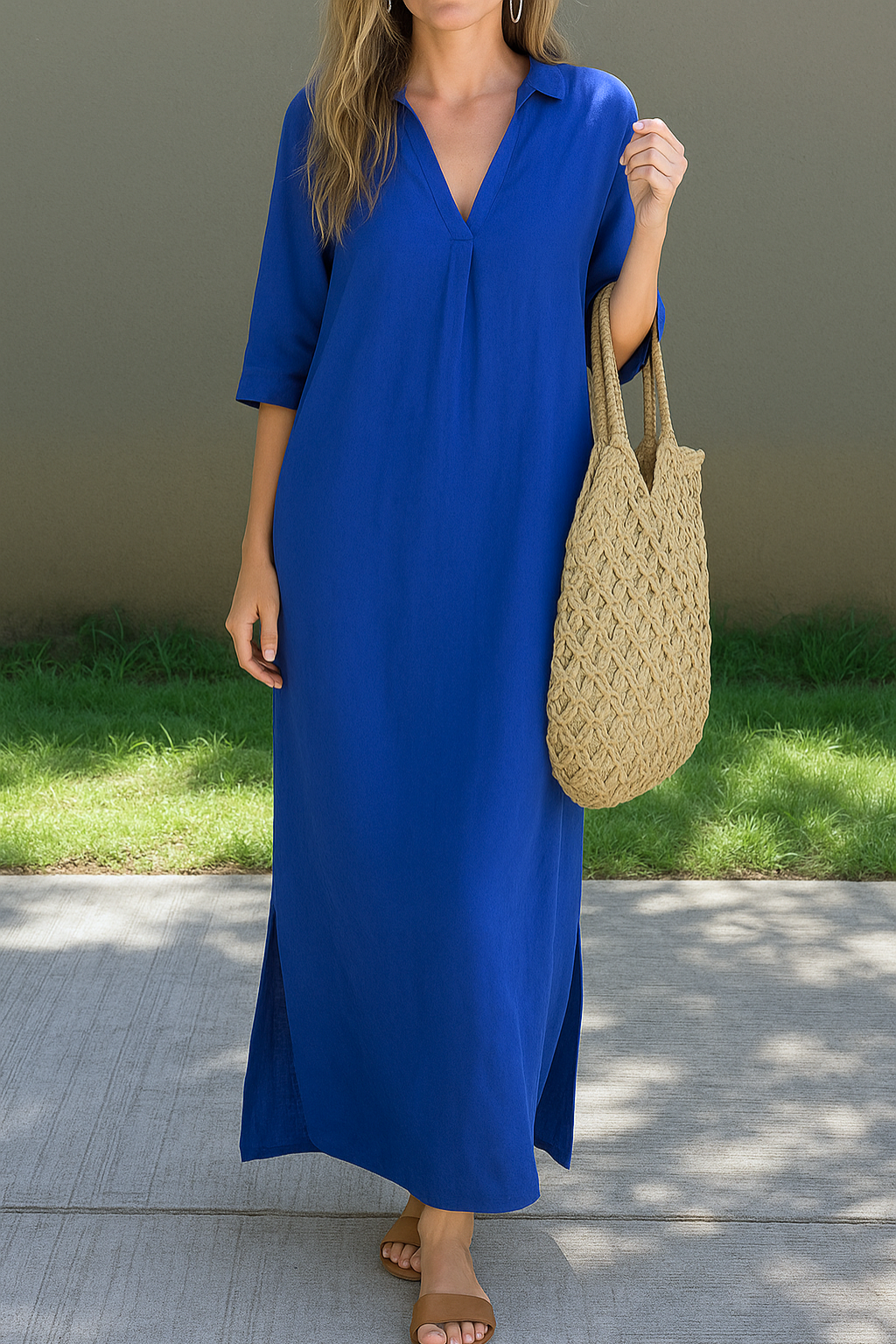 Alexa™ | Chique zomer Maxi jurk met V-hals