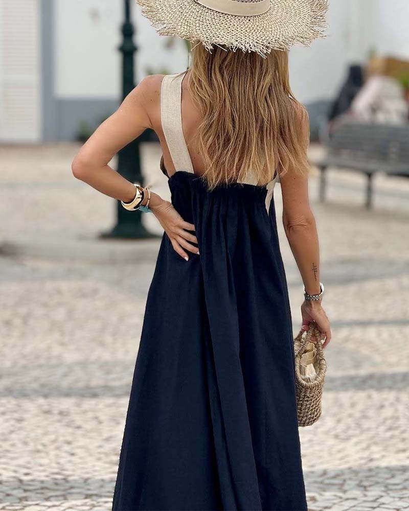 Daphne™ | Elegante jurk met gekruiste banden