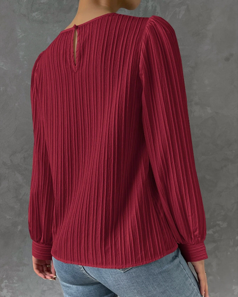 Bianca™ | Elegante blouse met lange lantaarn mouwen