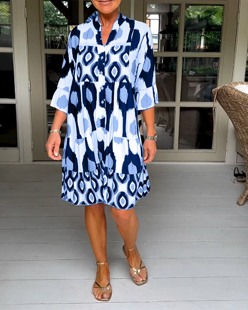 Angela® | Luchtige Zomerjurk met 3/4-mouwen