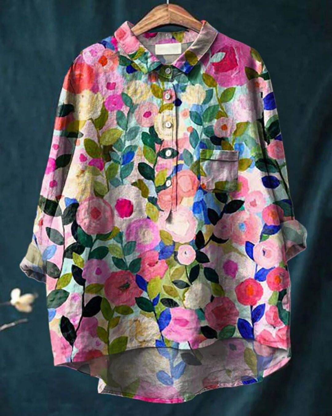 Louise | Blouse met bloemenprint