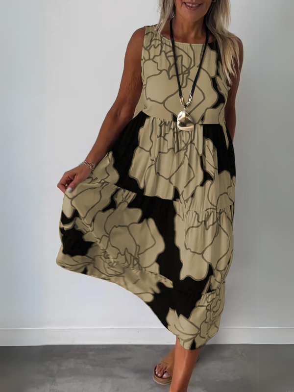 Angela™ | Elegante Jurk met Bloemenprint
