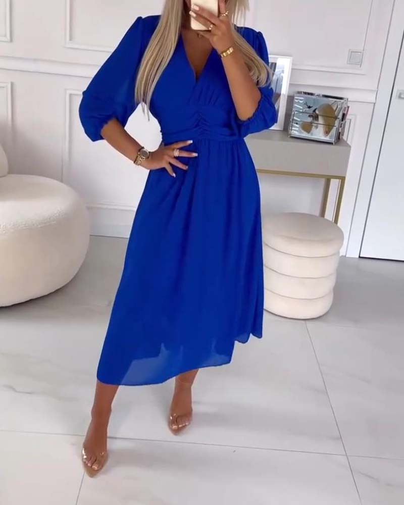 Cindy™ | Licht zijden chiffon jurk
