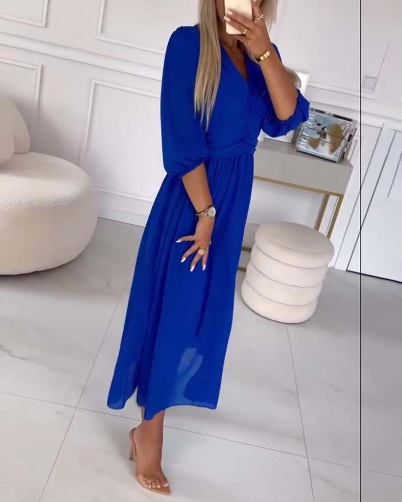 Cindy™ | Licht zijden chiffon jurk