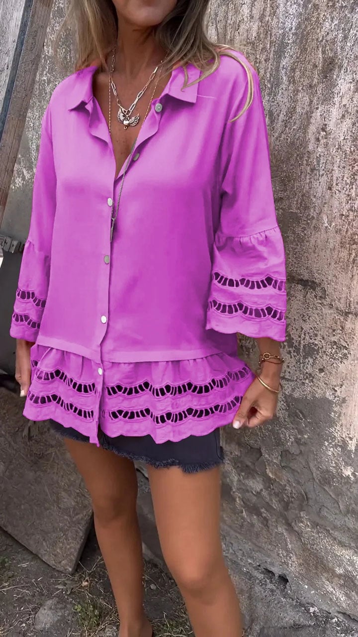 Miranda™ | Elegante Ibiza-style blouse