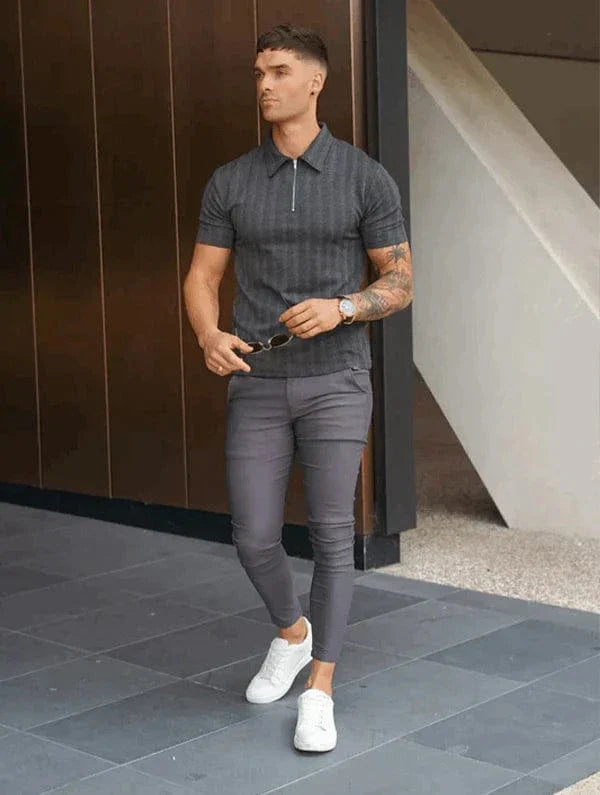 VanLaarHaarlem® | Elegante Rekbare Pantalon
