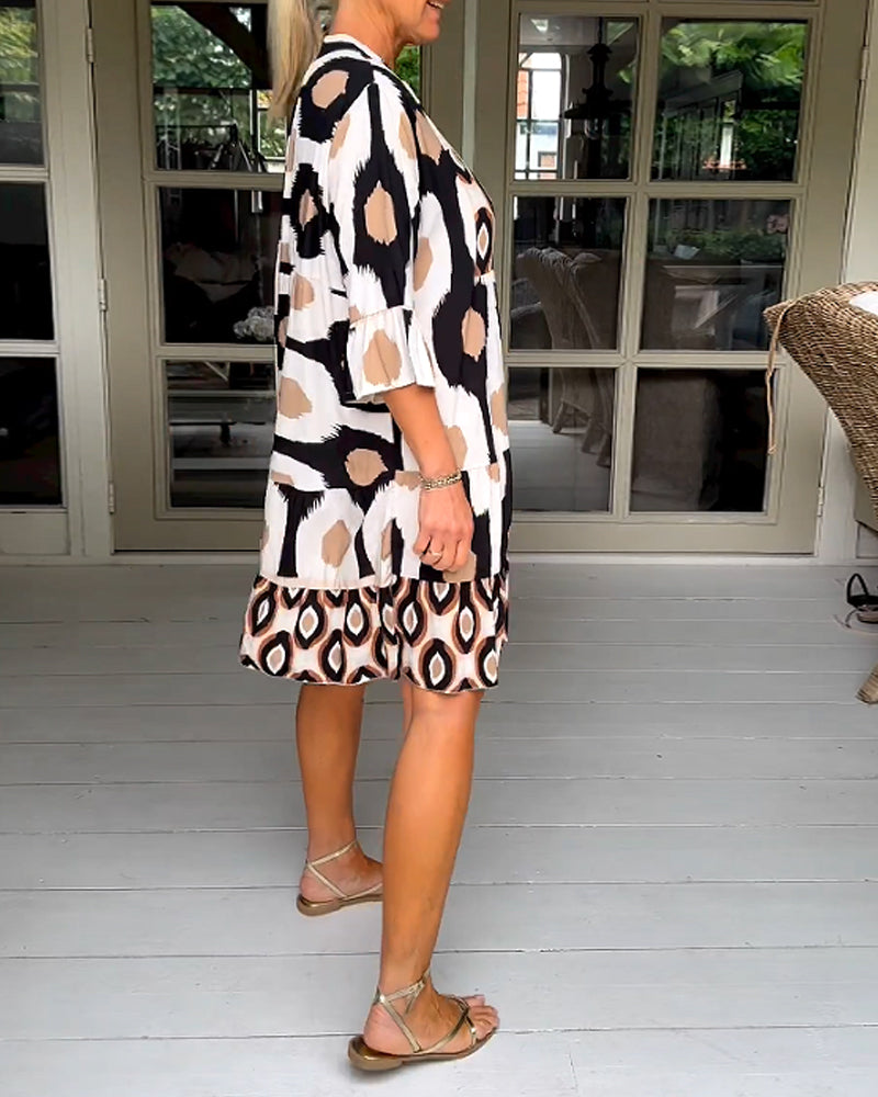 Angela® | Luchtige Zomerjurk met 3/4-mouwen