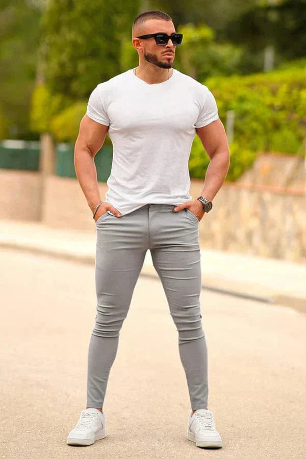 VanLaarHaarlem® | Elegante Rekbare Pantalon
