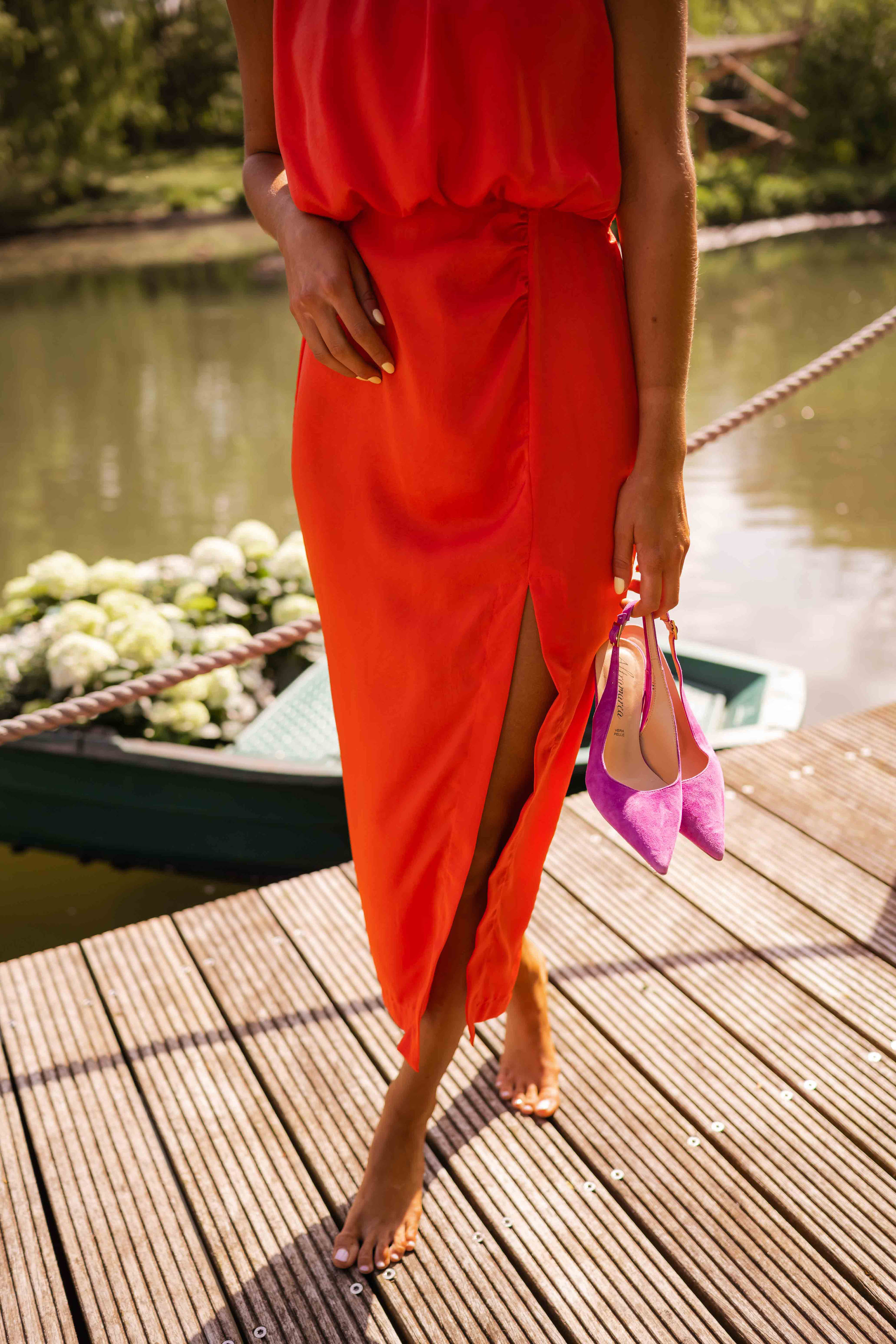 Leonie™ | Elegante jurk met ronde hals