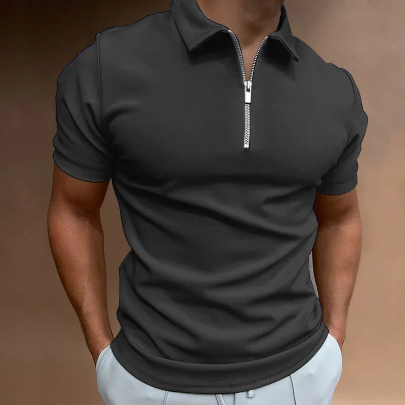 VanLaarHaarlem® | Klassieke Rits Polo Shirt