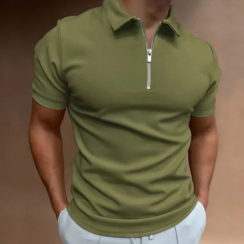 VanLaarHaarlem® | Klassieke Rits Polo Shirt