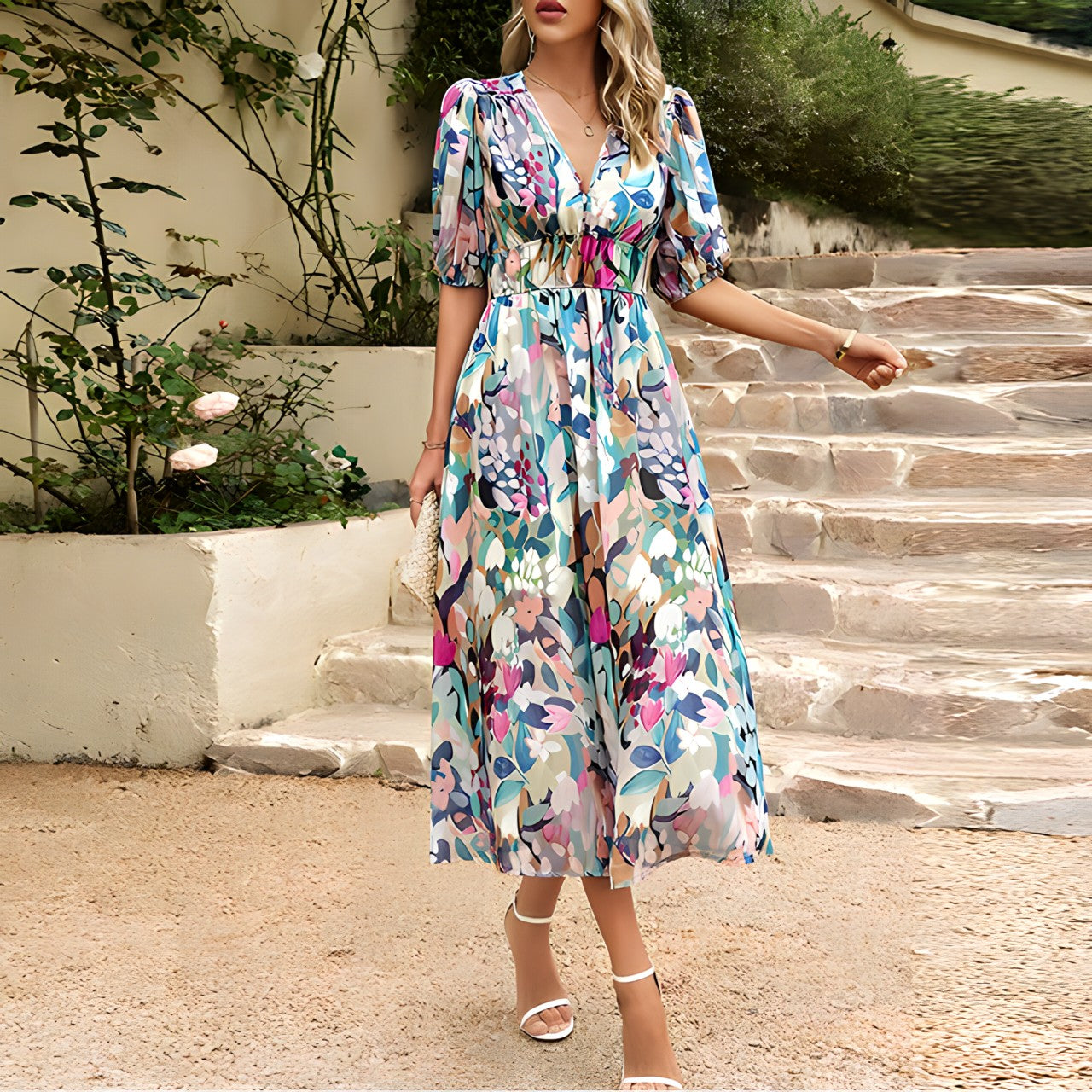 Chantal™ | Charmante jurk met V-hals