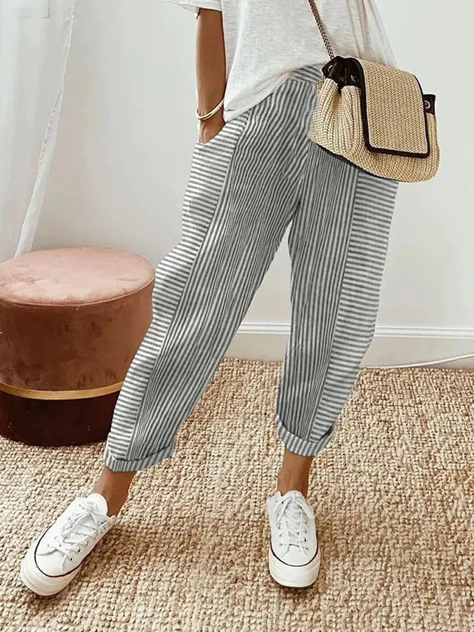 Tineke™ | Casual linnenbroek