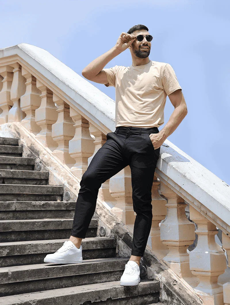 VanLaarHaarlem® | Elegante Rekbare Pantalon
