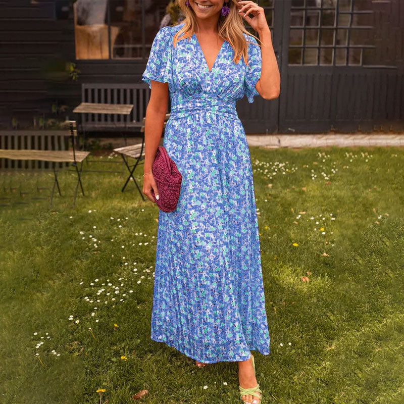Charlotte - Klassieke Zomerjurk met V-halslijn