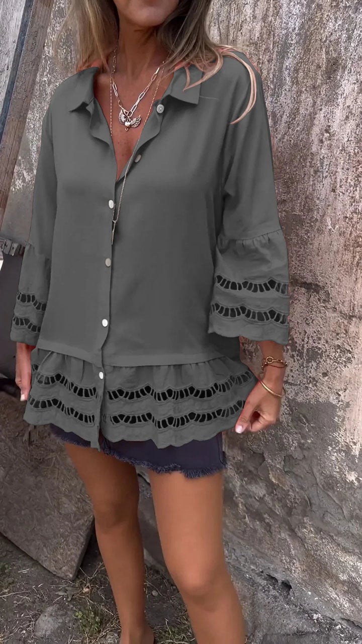 Miranda™ | Elegante Ibiza-style blouse