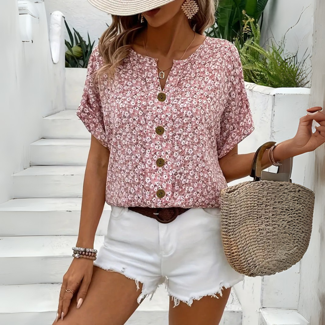 Joke™ | Stijlvolle zomer blouse met knopen