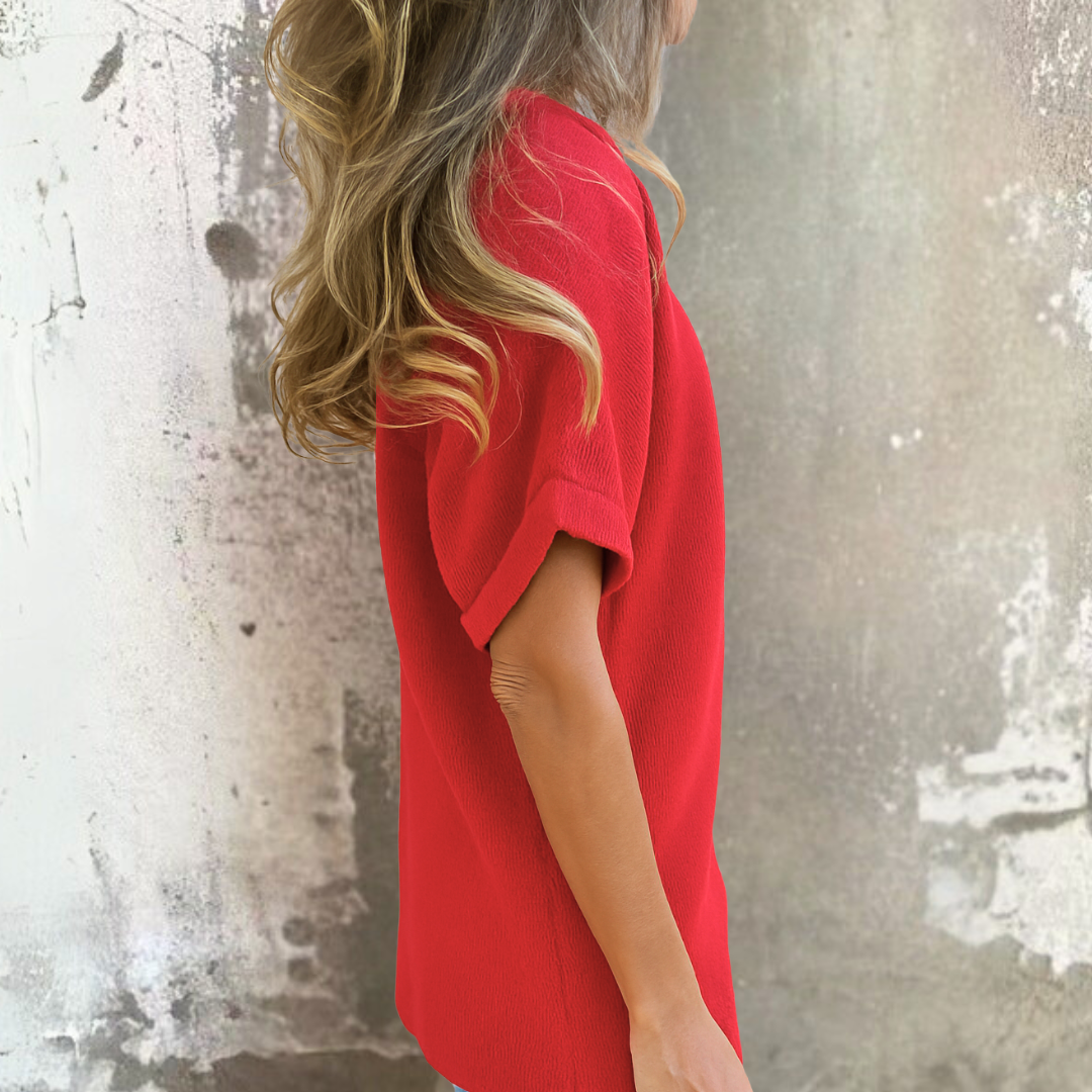 Diana™ | Chique blouse met ronde hals