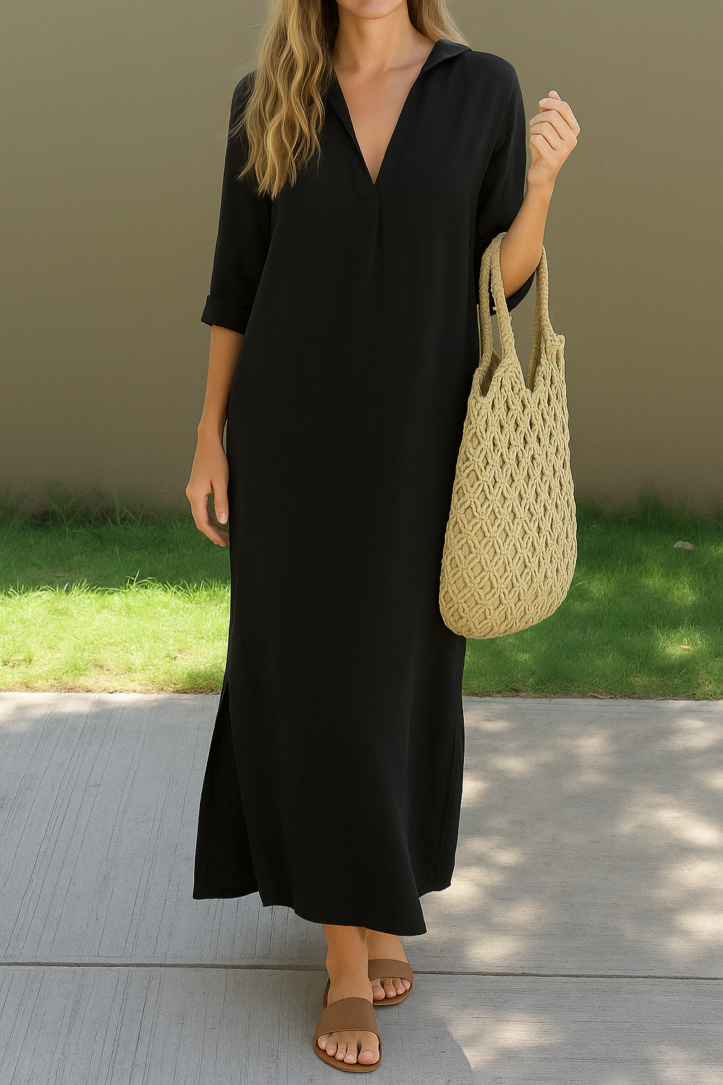 Alexa™ | Chique zomer Maxi jurk met V-hals