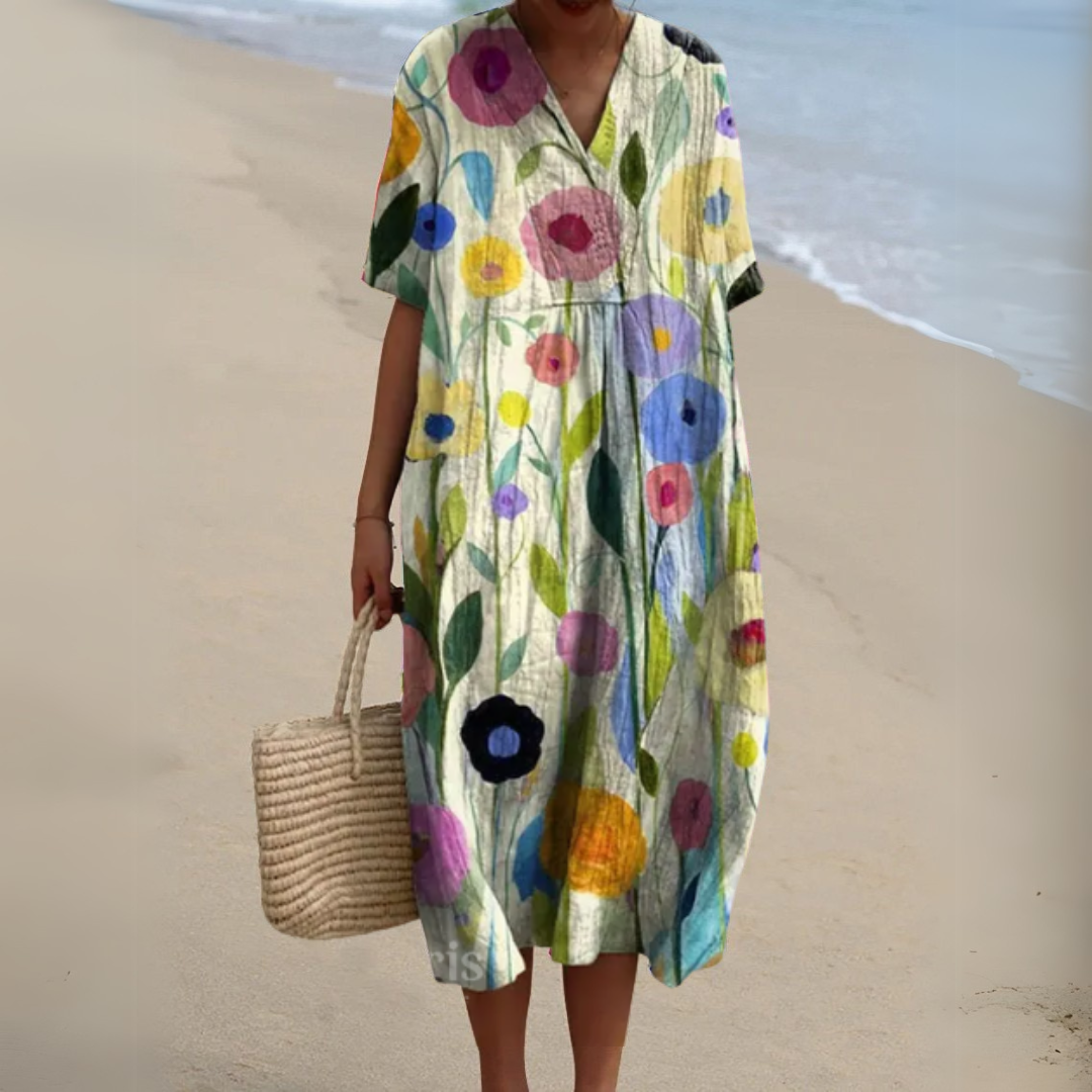 Nathalie™ | Elegante Bloemenjurk