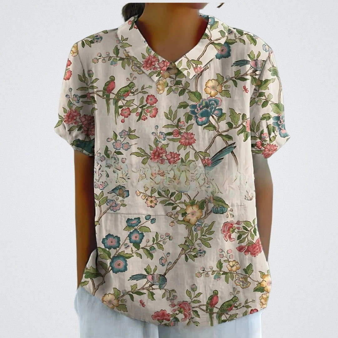 Lina™ | Bloemenblouse