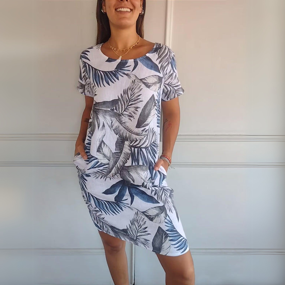 Annelin™ | Comfortabele Jurk met ronde hals