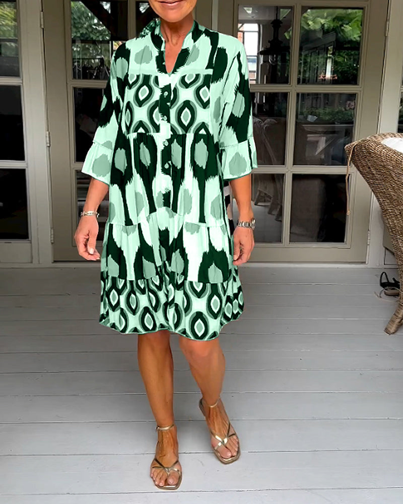 Angela® | Luchtige Zomerjurk met 3/4-mouwen