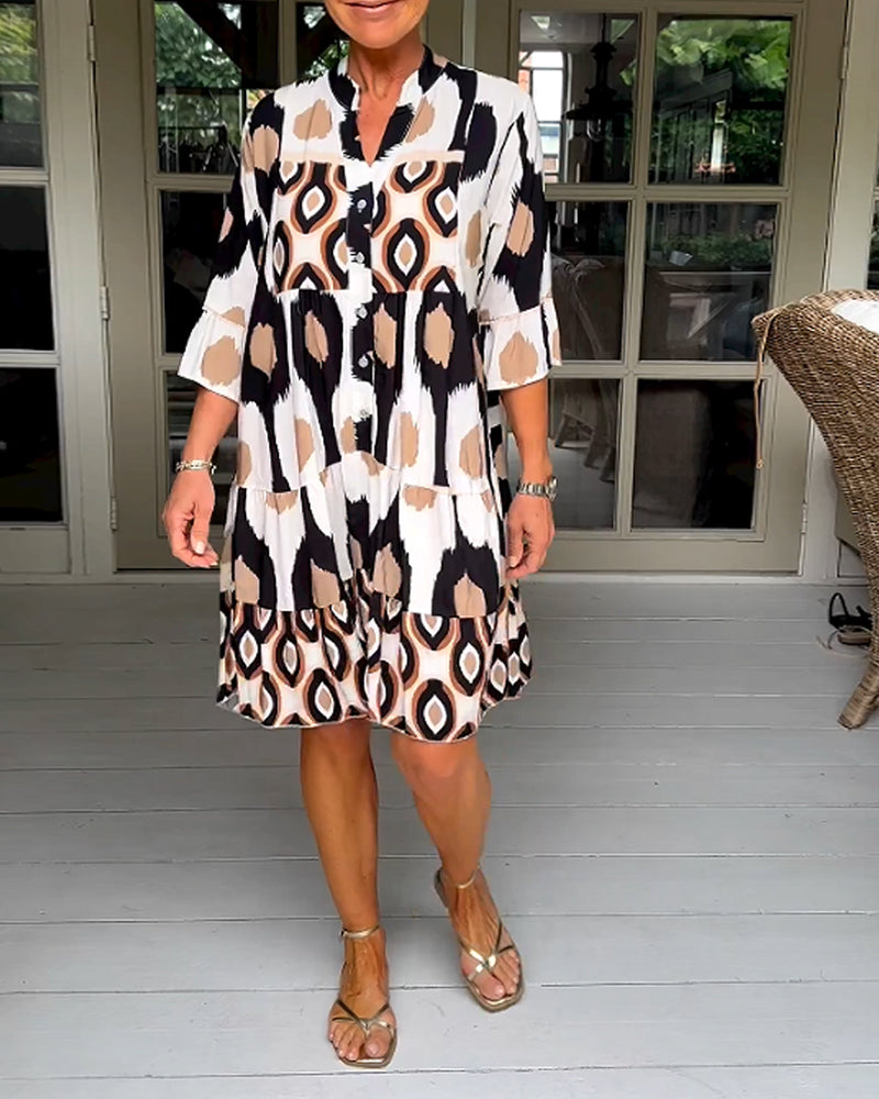 Angela® | Luchtige Zomerjurk met 3/4-mouwen