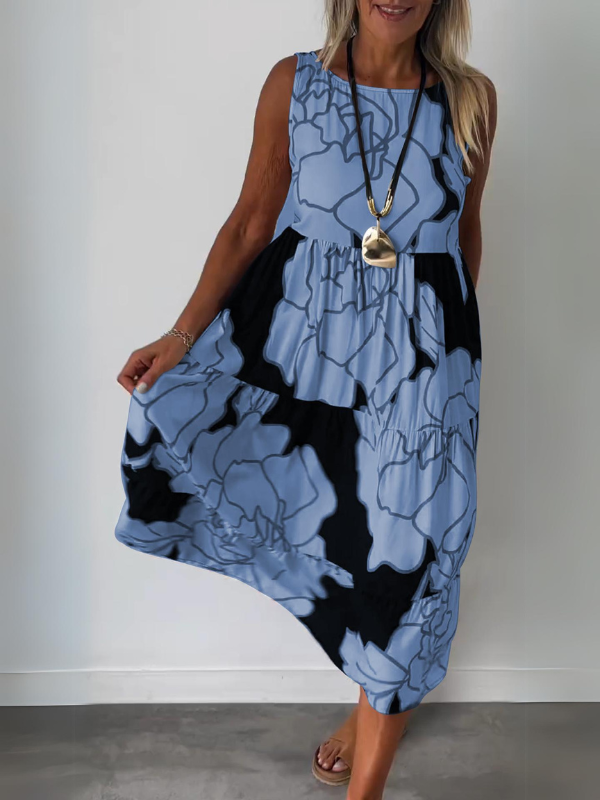 Angela™ | Elegante Jurk met Bloemenprint