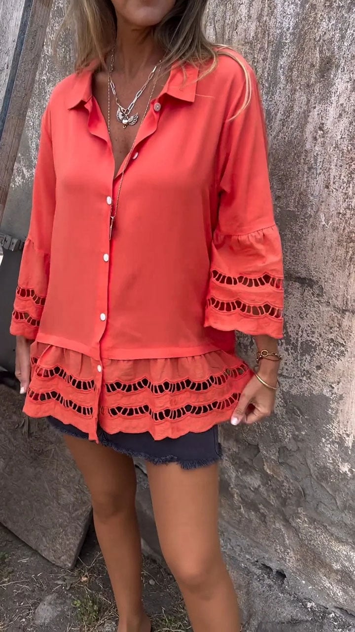 Miranda™ | Elegante Ibiza-style blouse
