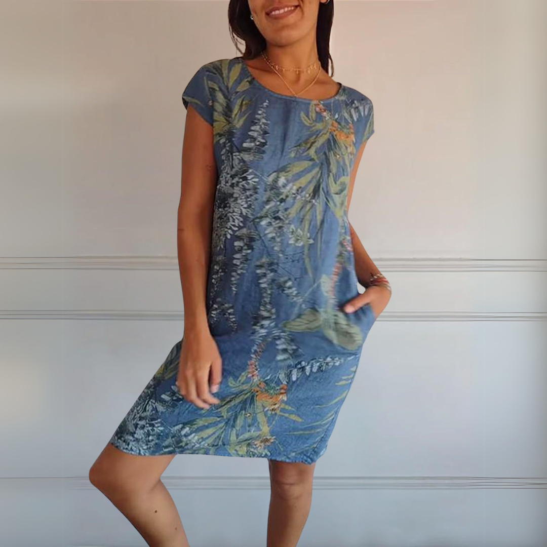 Annelin™ | Comfortabele Jurk met ronde hals