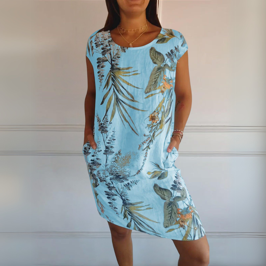 Annelin™ | Comfortabele Jurk met ronde hals