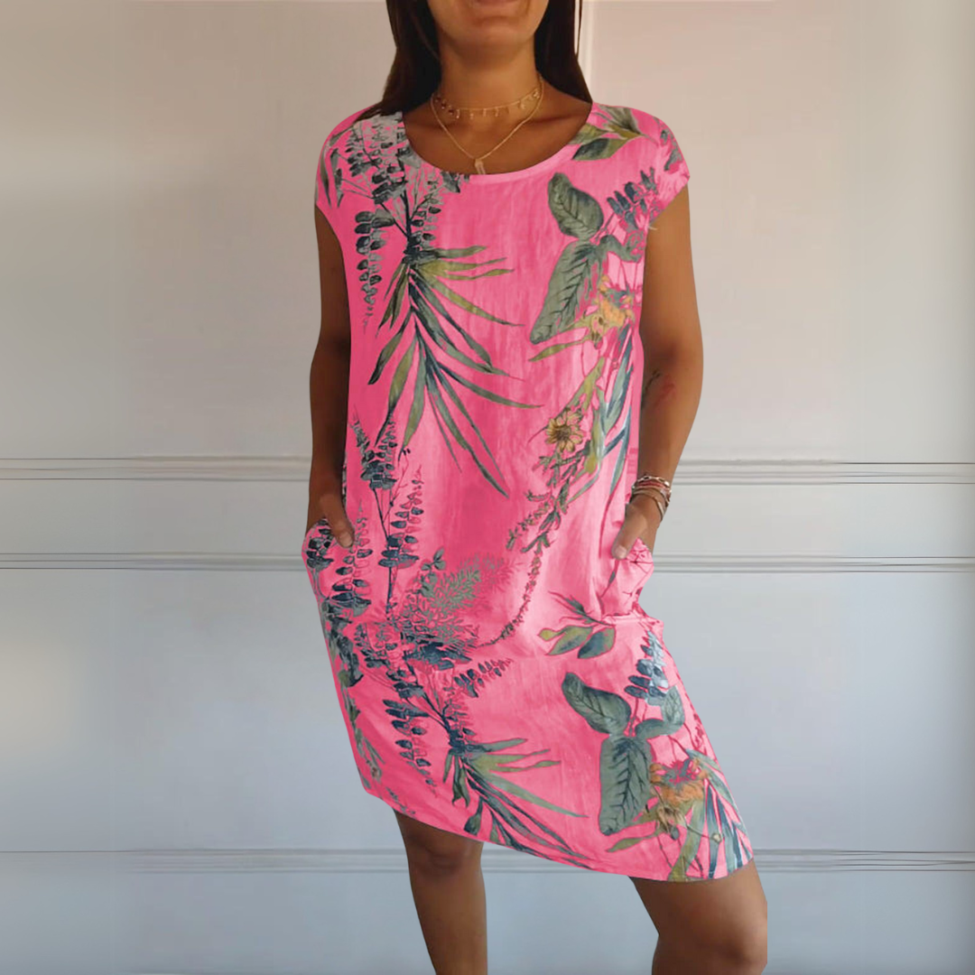 Annelin™ | Comfortabele Jurk met ronde hals