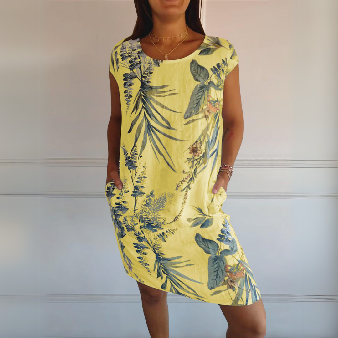 Annelin™ | Comfortabele Jurk met ronde hals