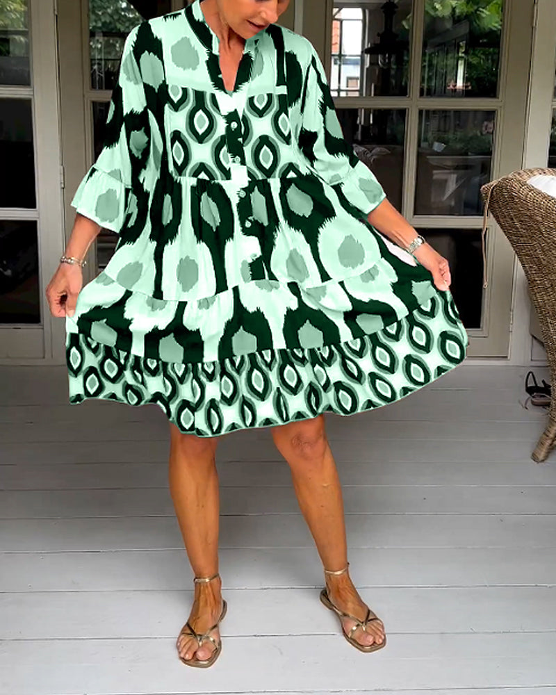 Angela® | Luchtige Zomerjurk met 3/4-mouwen