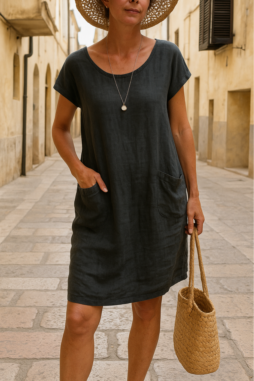 Corrina™ | Elegante jurk met zakken