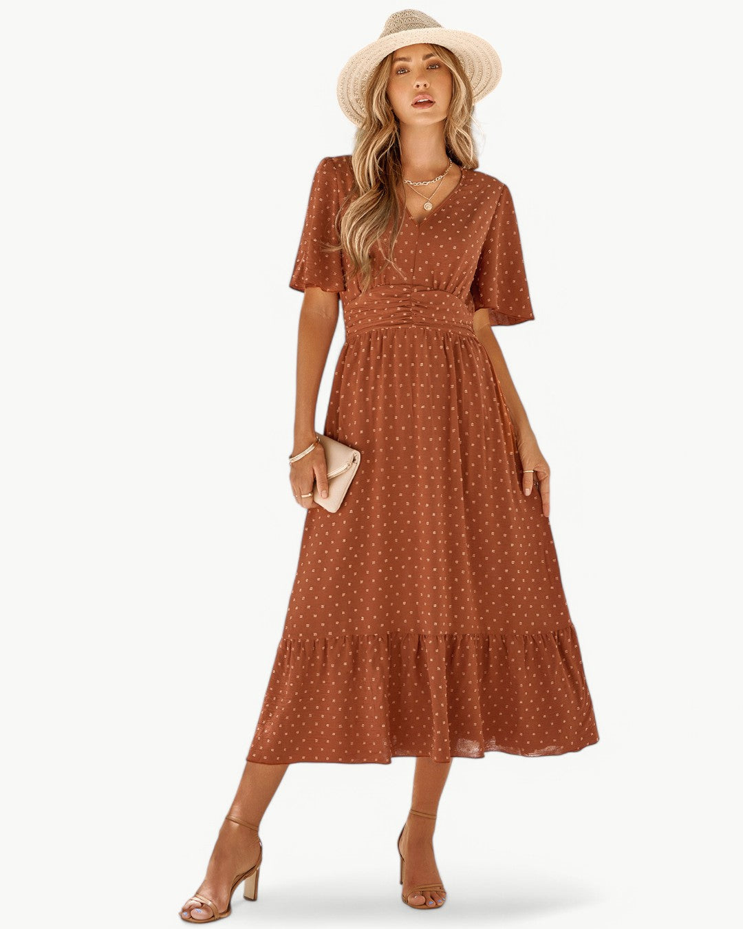 Sofie™ | Elegante V-hals Jurk