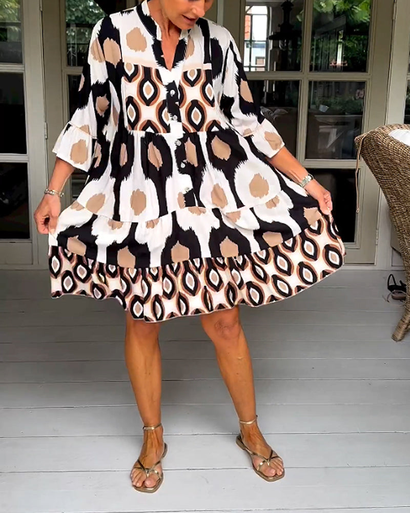 Angela® | Luchtige Zomerjurk met 3/4-mouwen