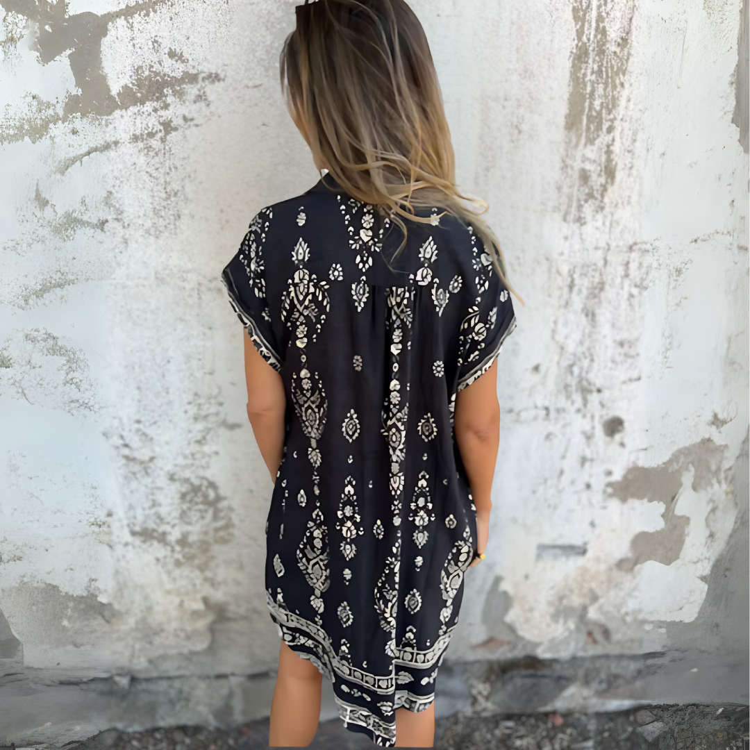Anna™ | Elegante jurk met print