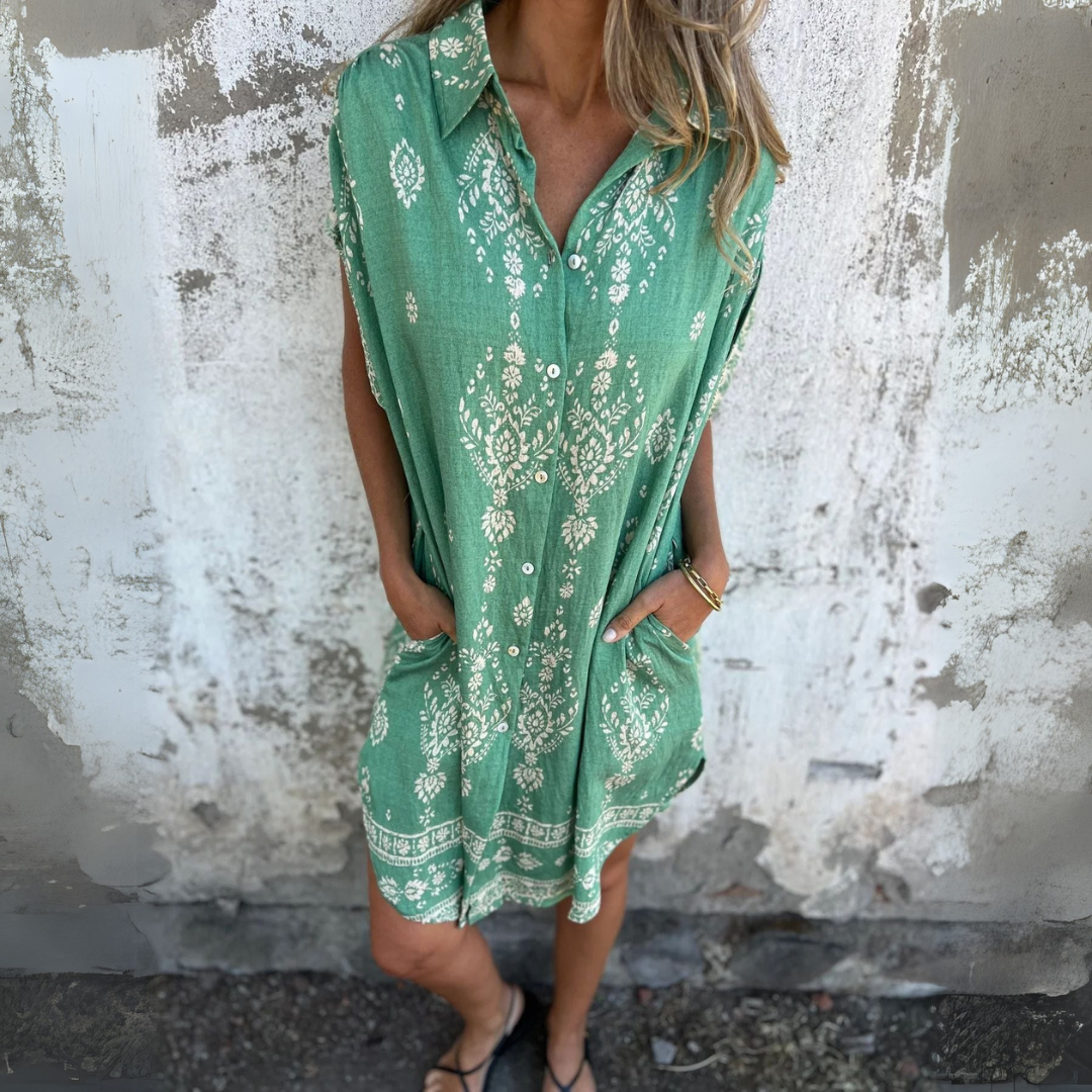 Anna™ | Elegante jurk met print
