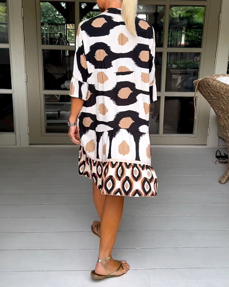Angela® | Luchtige Zomerjurk met 3/4-mouwen