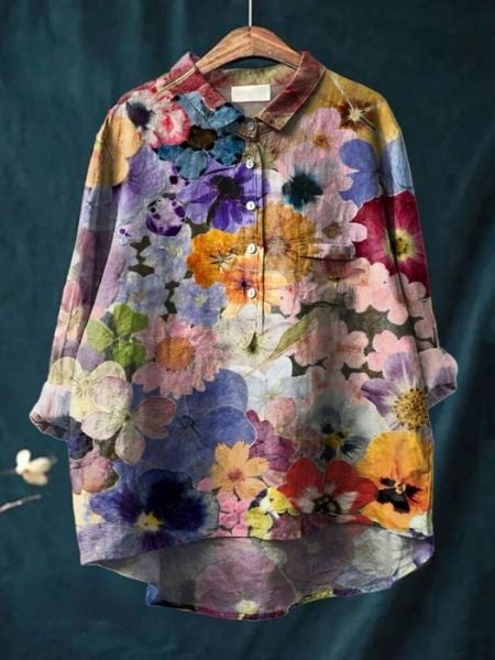Louise | Blouse met bloemenprint