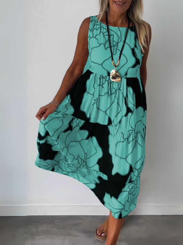Angela™ | Elegante Jurk met Bloemenprint