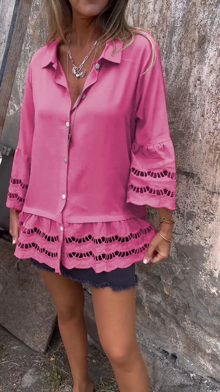 Miranda™ | Elegante Ibiza-style blouse