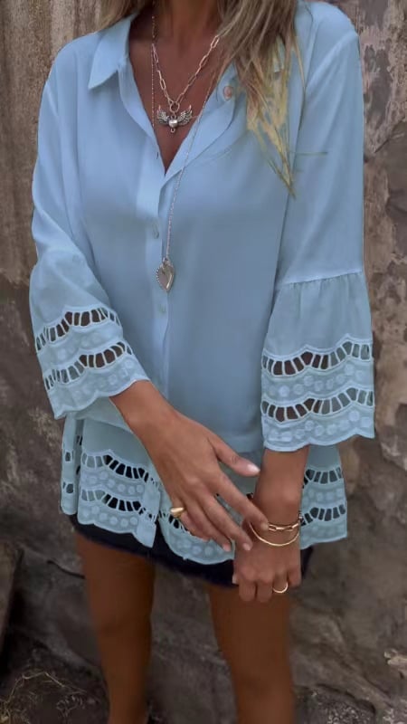 Miranda™ | Elegante Ibiza-style blouse