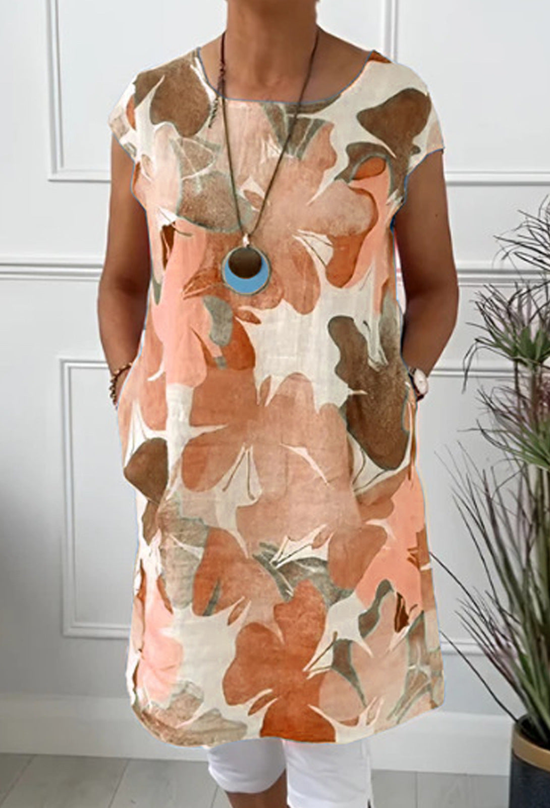 Mathilde™ | Jurk met ronde hals