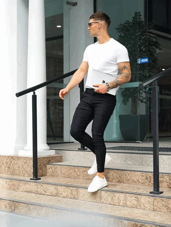 VanLaarHaarlem® | Elegante Rekbare Pantalon