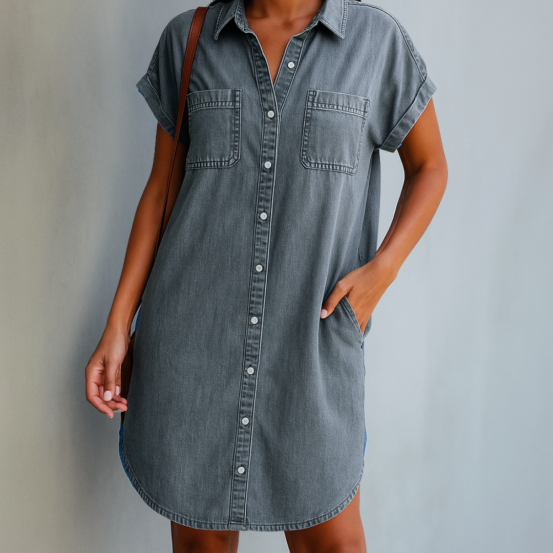 Sandra™ | Spijkerstof Blouse