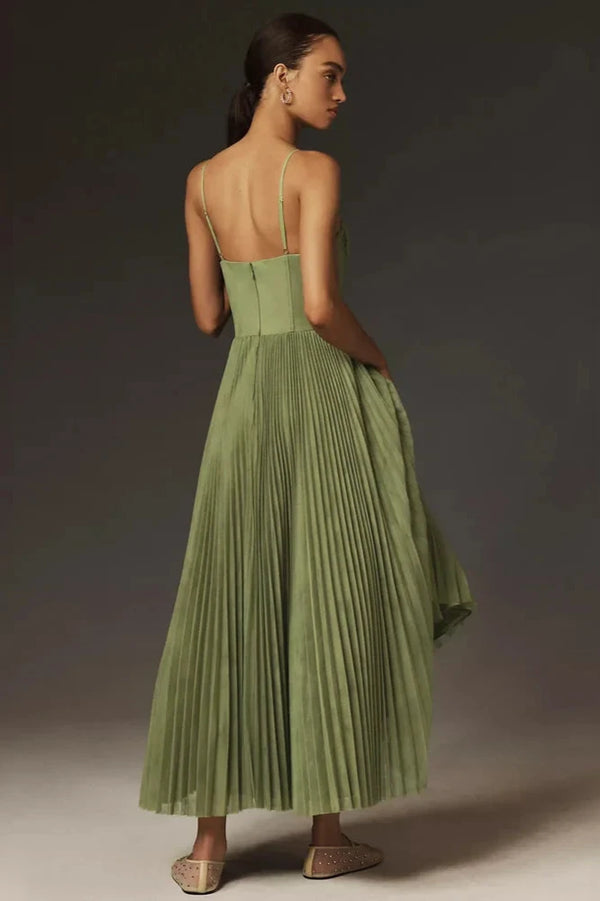 Maud™ | Elegant Geplooide Jurk