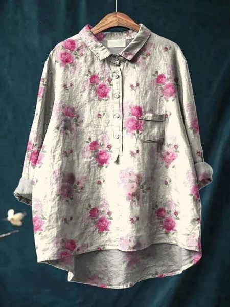 Louise | Blouse met bloemenprint
